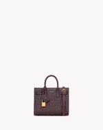 YSL SAC DE JOUR IN CROCODILE-EMBOSSED LEATHER – NANO